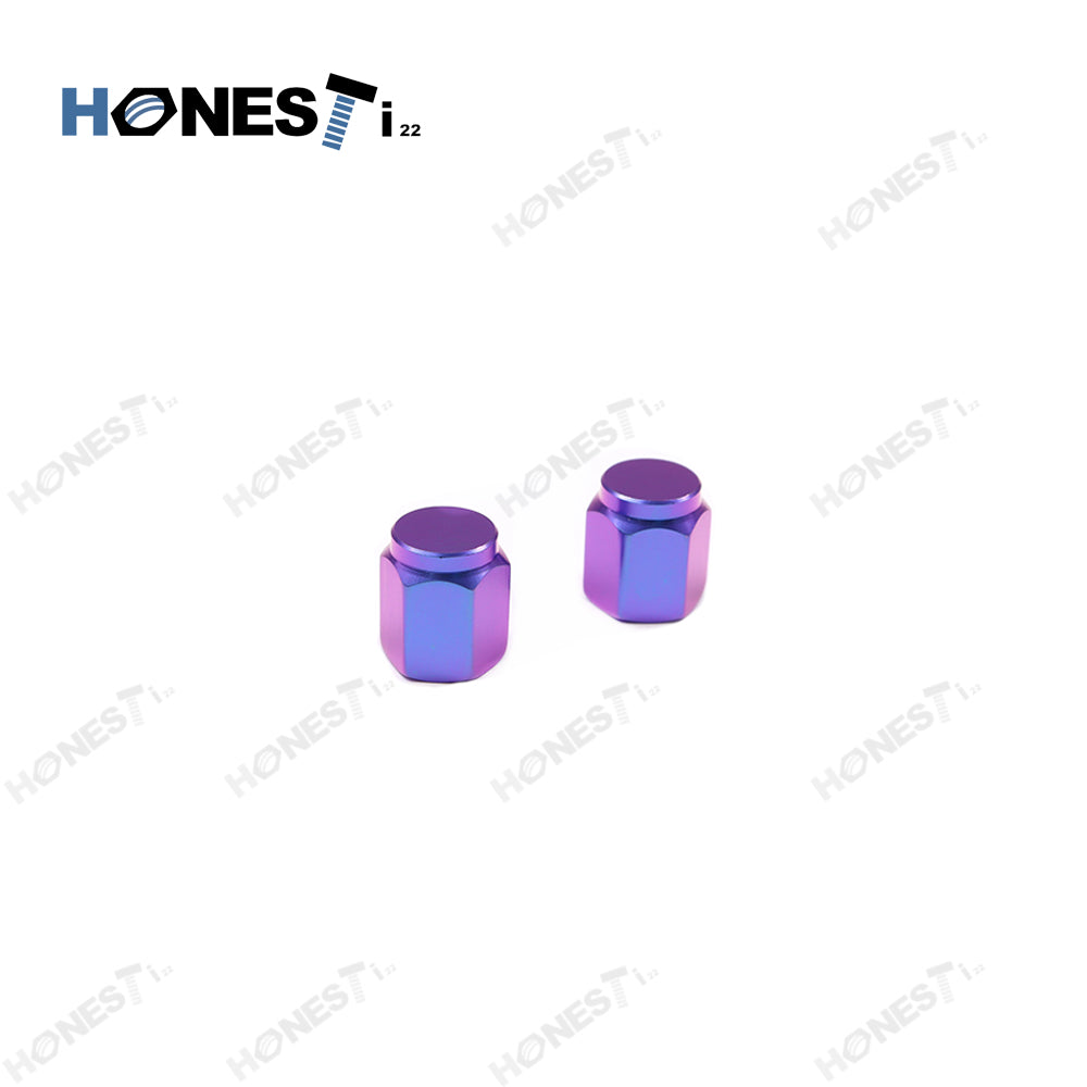 Grade 5 Ti-6Al4v Titanium valve stem caps Titanium dust caps 11mm (SET of 4pcs)
