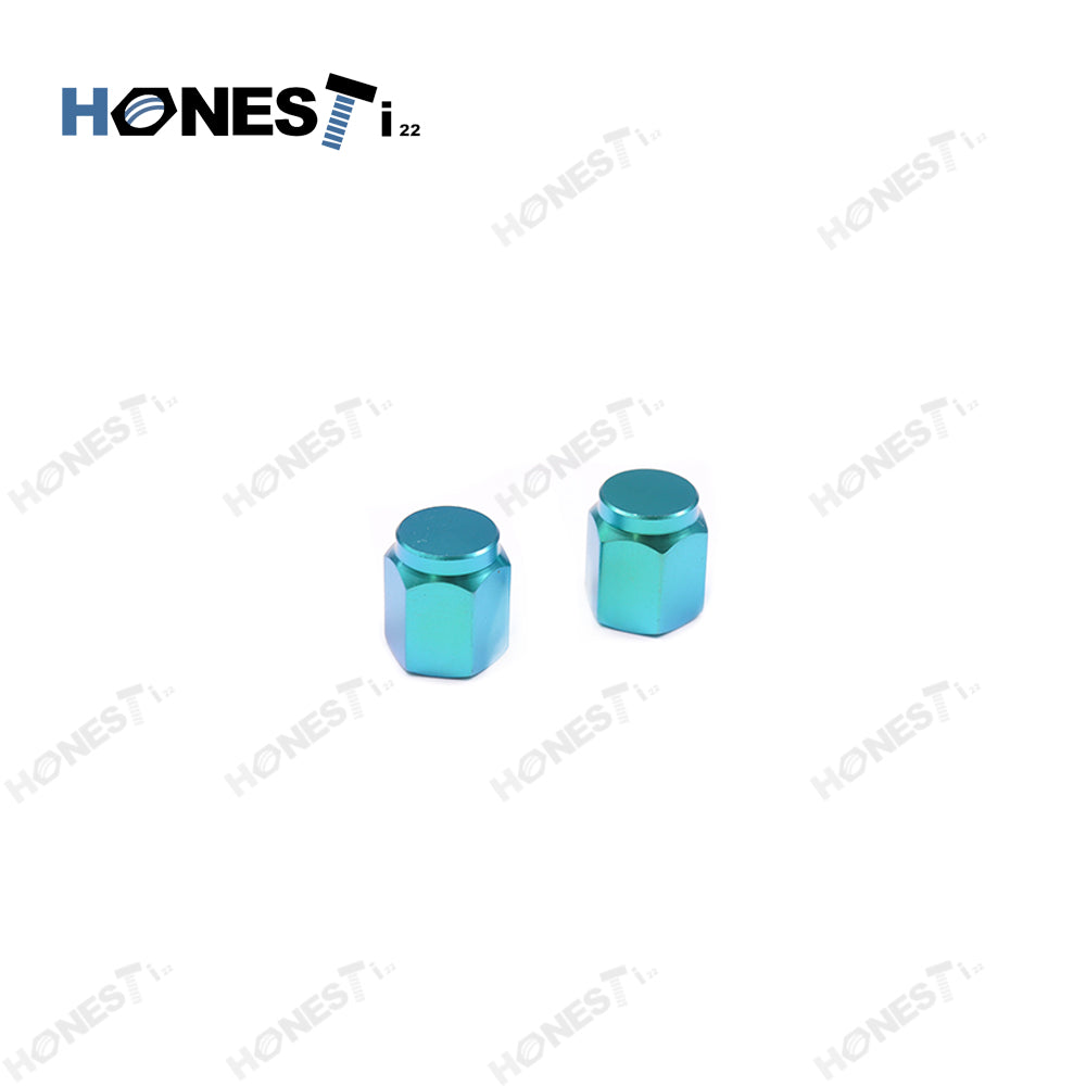 Grade 5 Ti-6Al4v Titanium valve stem caps Titanium dust caps 11mm (SET of 4pcs)
