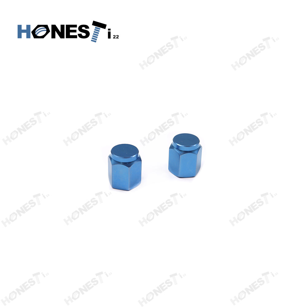 Grade 5 Ti-6Al4v Titanium valve stem caps Titanium dust caps 11mm (SET of 4pcs)