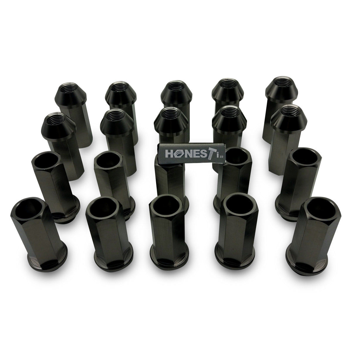 Gr5 Titanium Lug Nuts, M12x1.5x45mm, Cone seat Open End for Mazada