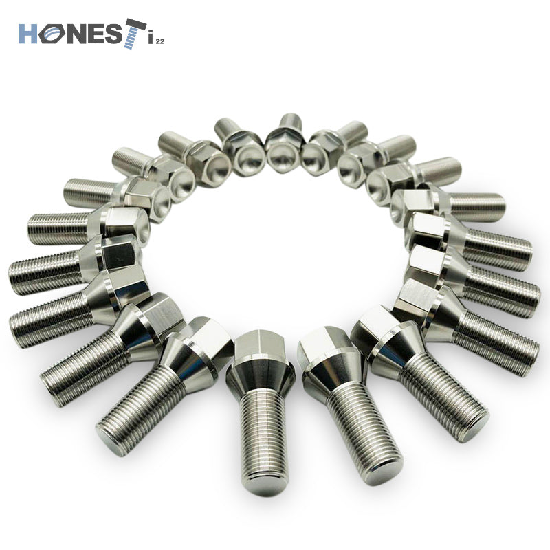Porsche Titanium Wheel Lug Bolt M14 X 1.50 – 1 Piece, For 911, Boxster, Cayman, Panamera