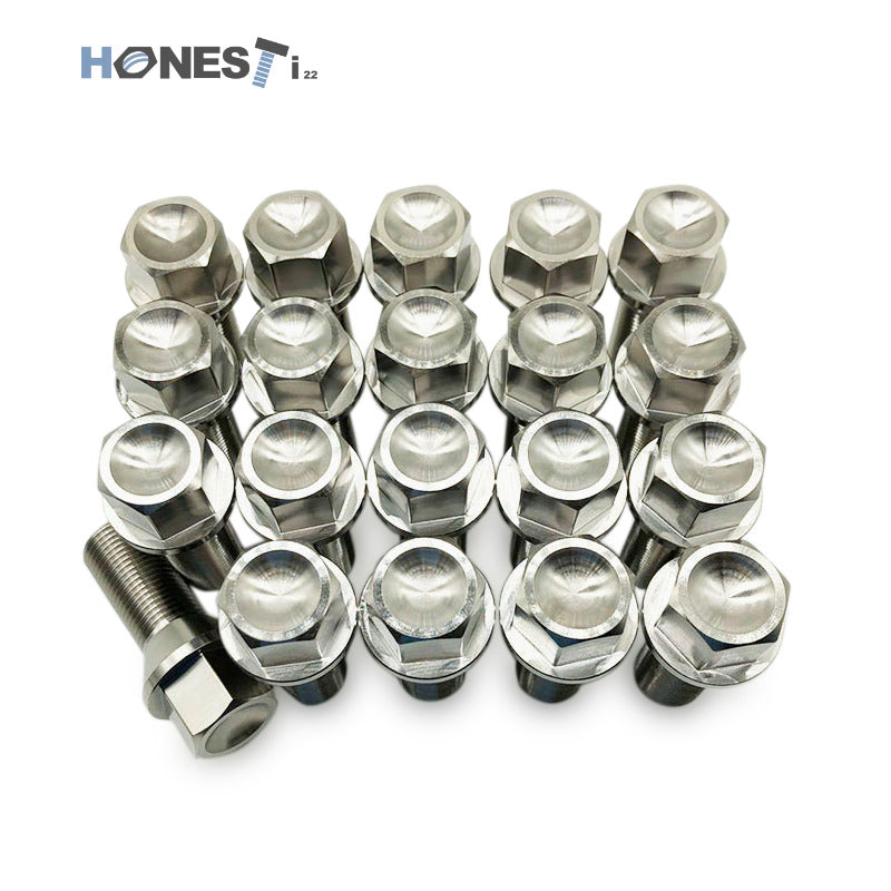 R12 Ball Seat Wheel Bolts Black M12X1.5 17mm Hex 28mm Long Thread R12 Ball Seat Wheel Bolts Black M12X1.5 17mm Hex 28mm Long Thread