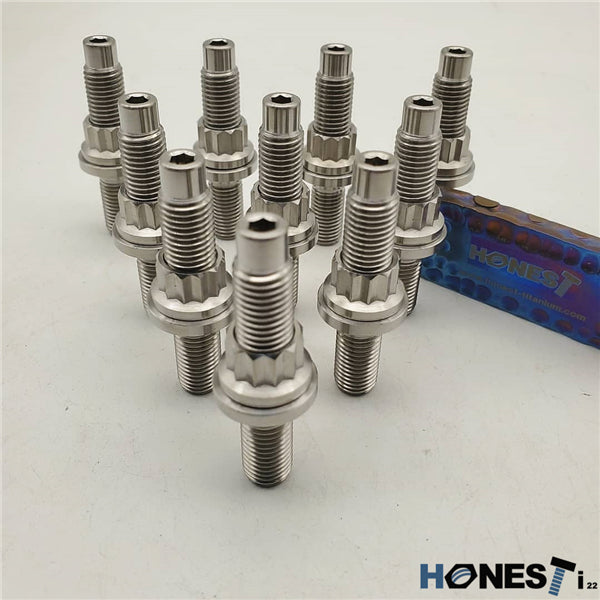 thumbnail image 2 of RaceTi Titanium Exhaust / Inlet Manifold Studs – M8 X 1.25 X 55mm – 15-20-20 Thread – Pack Of 20 2 of 3