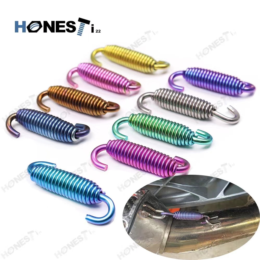 Grade 5 High strength Titanium springs for Exhaust System 2pcs